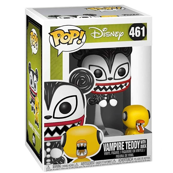 Funko POP #461 Disney The Nightmare Before Christmas Vampire Teddy with Duck Figure